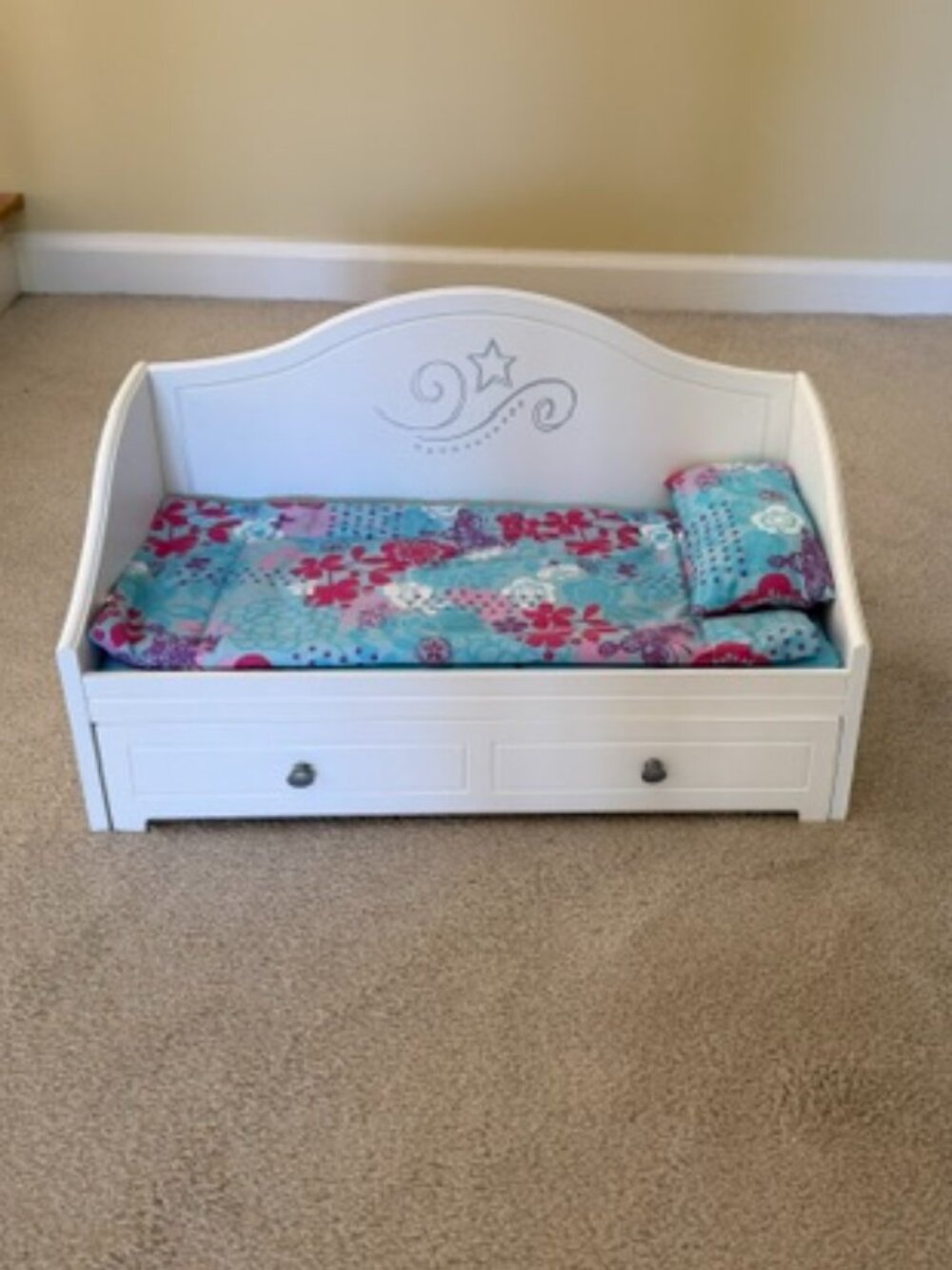 American Girl Doll Bed and Bedding